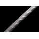 Samurai Sword with Twisted Damascus Pattern 