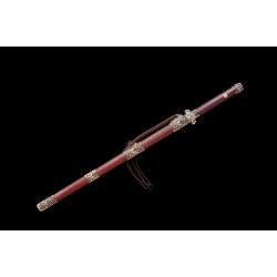 Copper-fitted Twisted-grain Tang Sword 