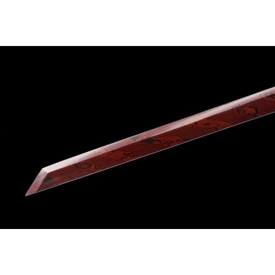 Copper-fitted Twisted-grain Tang Sword 