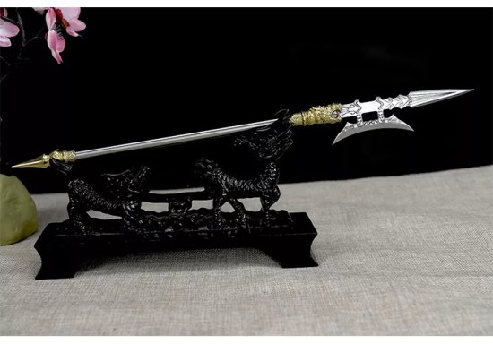 Tea knife Changjin Dragon Series Micro Soldiers Ancient Eighteen Weapon Model Tea Ceremony Tea Steel Subtraction Accessories