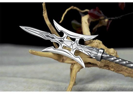 Eighteen Class Small Weapon Steel Crafts Tea Needle Tea Knife Reverse Micro Weapon Models