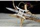 Eighteen Class Small Weapon Steel Crafts Tea Needle Tea Knife Reverse Micro Weapon Models