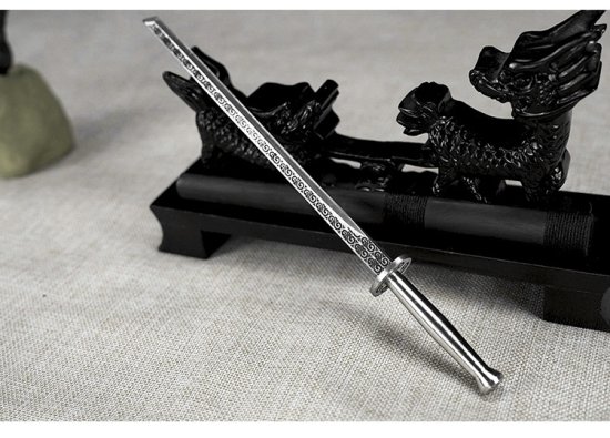 Tea knife sword eighteen -like blades tea needle tea set mini blade accessories ornaments