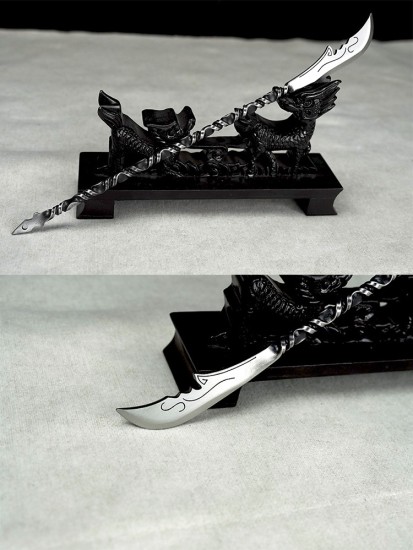 Eighteen Class Small Weapon Steel Crafts Tea Needle Tea Knife Reverse Micro Weapon Model