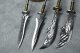 Bronze micro -blade eighteen blades to play with tea knife manganese steel accessories to mini youth blades
