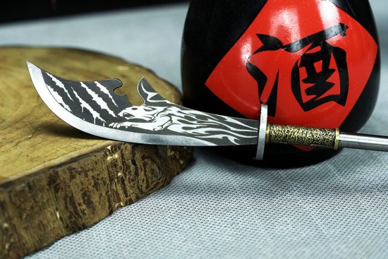 Bronze micro -blade eighteen blades to play with tea knife manganese steel accessories to mini youth blades