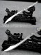 Tea knife mini -golden back big knife eighteen blade to play decorative sword