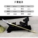 Classic golden handle small blade tea knife handmade integration manganese steel mini blade handle