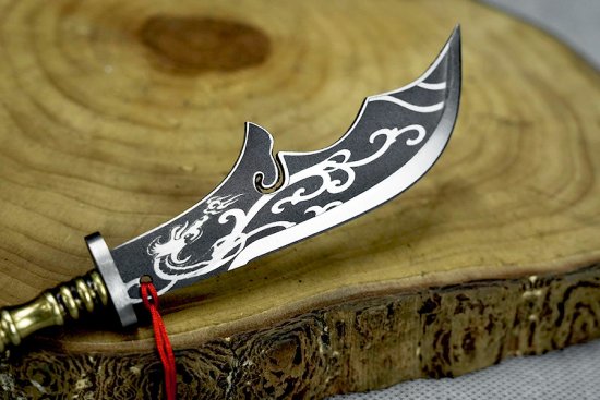 Tea knife and tea set Bronze Microcele series eighteen blade staff knife and staff blade
