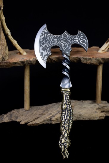 Tea knife bite the golden ax eighteen blade mini ax to play with decorative ornaments collectible blades