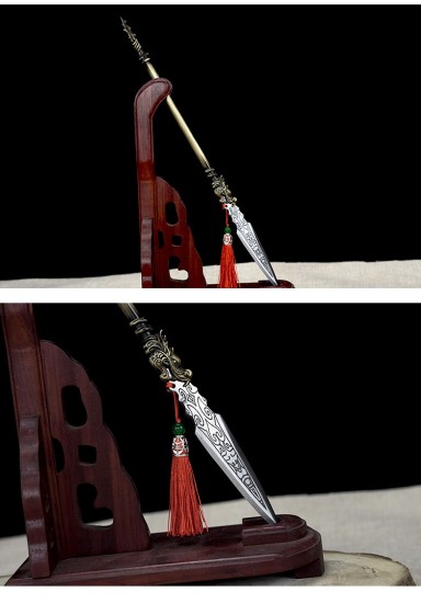 Tea knife pry tea tool Tea needle and tea set accessories mini small blade ornament microstructure red 缨 缨