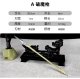 Classic golden handle small blade tea knife handmade integration manganese steel mini blade handle