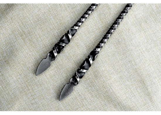 Tea knife reverses Wei Bing's golden handle small blade eighteen blades to play decorative decoration