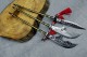 Tea knife and tea set Bronze Microcele series eighteen blade staff knife and staff blade