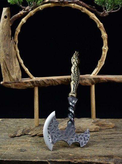 Tea knife bite the golden ax eighteen blade mini ax to play with decorative ornaments collectible blades