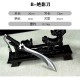 Micro blade ornament mini style Qinggang Sword Extraordinary Shadow Tea Sword Sword Sword Eighteenth Class Eighteenth Class blade