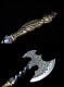 Tea knife bite the golden ax eighteen blade mini ax to play with decorative ornaments collectible blades