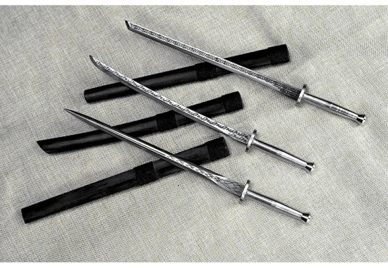 Tea knife sword eighteen -like blades tea needle tea set mini blade accessories ornaments