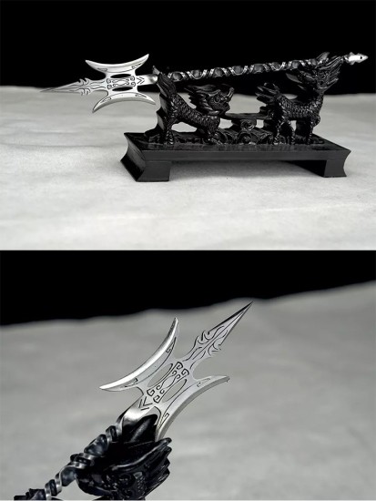 Eighteen Class Small Weapon Steel Crafts Tea Needle Tea Knife Reverse Micro Weapon Model
