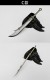 Golden Back Big Kids Tea Knife Handmade Stainless Steel Tea Needle Mini Eighteen Weapons Playing and Decoration