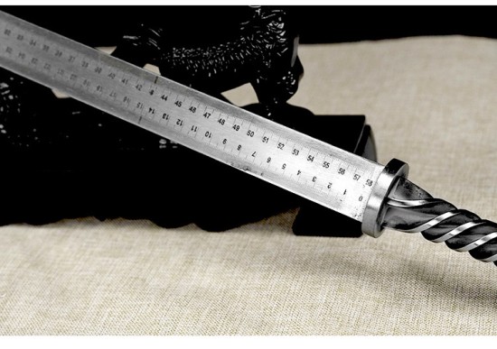 Tea knife reverses integrated ruler stainless steel body ruler steel ruler handmade integrated measurement ruler