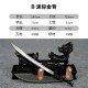 Tea knife mini -golden back big knife eighteen blade to play decorative sword