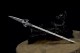 Longquan tea knife metal model Eighteen -like blades Fangtian painting halberd long Martial Arts Training long staff micro -blade ornaments