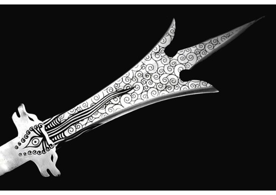 Sword green dragon knife eighteen blade martial arts exercises long sword