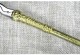 Classic golden handle small blade tea knife handmade integration manganese steel mini blade handle