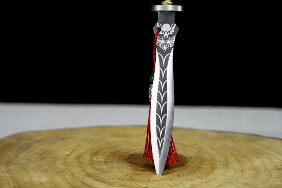 Tea knife and tea set Bronze Microcele series eighteen blade staff knife and staff blade