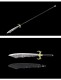 Sword Dragon Shadow Blade Blade can connect the Guan Gongdao Eighteen blade, film and television props and sword