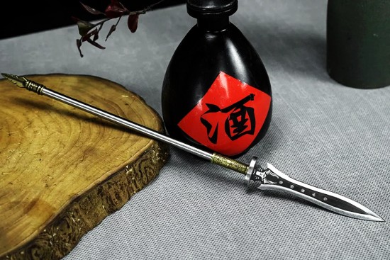 Bronze micro -blade eighteen blades to play with tea knife manganese steel accessories to mini youth blades