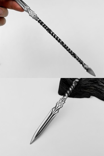 Zhao Yun staff tea knife handmade stainless steel tea needle mini eighteen -like blades to decorate