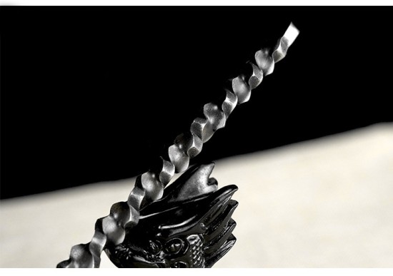 Steel whip to whip micro -soldiers hard whip bamboo festivals eighteen blade martial arts exercise defense