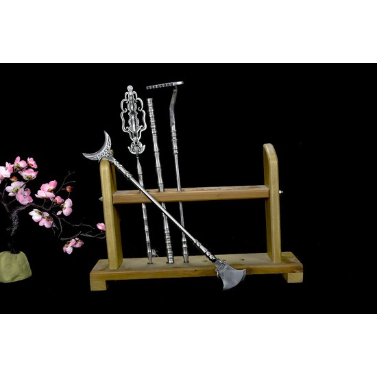 Longquan Tea Knife West Journey to the Eighteen Mini Weapons, Playing Decorative Swing Tea Set accessories