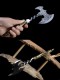 Tea knife bite the golden ax eighteen blade mini ax to play with decorative ornaments collectible blades