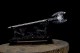 Longquan tea knife metal model Eighteen -like blades Fangtian painting halberd long Martial Arts Training long staff micro -blade ornaments