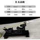 Classic golden handle small blade tea knife handmade integration manganese steel mini blade handle
