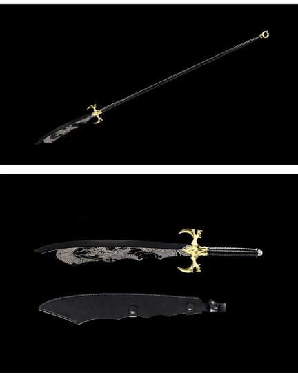 Sword Dragon Shadow Blade Blade can connect the Guan Gongdao Eighteen blade, film and television props and sword
