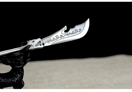 Longquan tea knife stainless steel integrated small blade tea set mini blade to play decorative ornaments