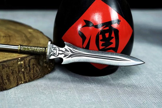 Bronze micro -blade eighteen blades to play with tea knife manganese steel accessories to mini youth blades