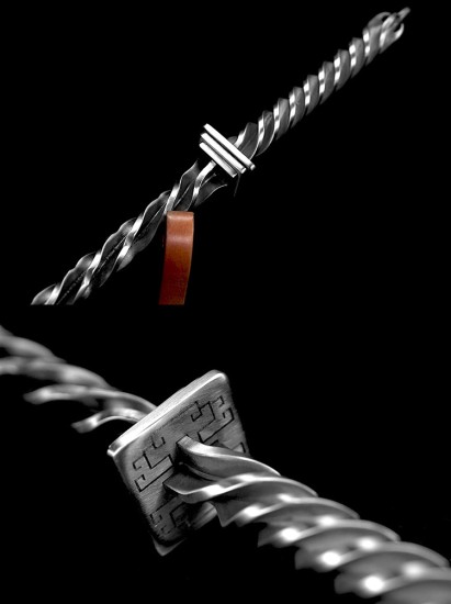 Chilianxian against dragon teeth eighteen blade tea knife