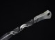Longquan integrated handmade tea knife stainless steel Pu'er black tea ceremony accessories ancient horse wave flower tea knife kung fu tea set