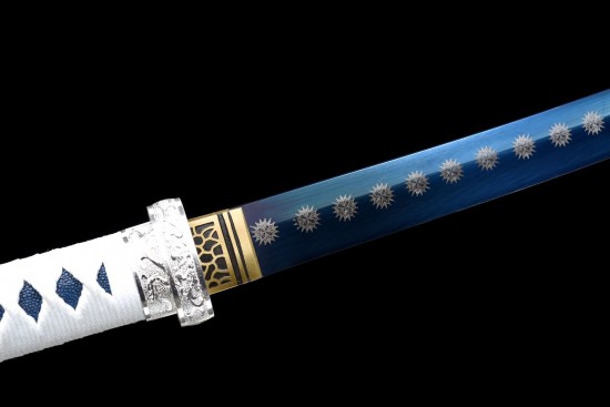 Longquan City Sword High Manganese Steel Printing Blue Printing Japanese Film Corporation Command Sword Cold Weapons 376-432