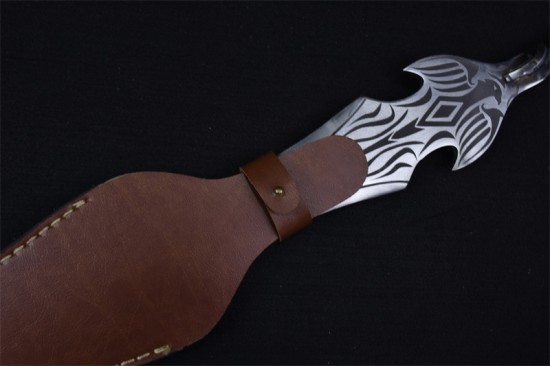 Longquan sword handmade forging integrated stainless steel sword film television Han sword body anti -body collectible blade crafts