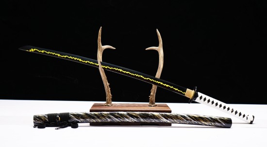 Longquan sword retro manganese steel forging special crafts, vehicle all-in-one long command knife 376-432