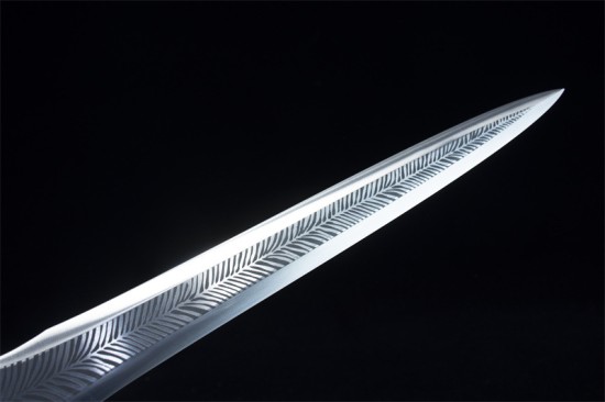 Longquan sword handmade forging modern integrated Han sword body collectible blade film and television sword collection process