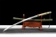 Foreign trade explosion spring steel forging single slot boutique long-style antique knife command knife collectible blade 376-432