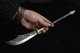 Mini Cold Weapon Integrated Tea Knife Handmade Stainless Steel Pu'er Tea Knife Black Tea Ceremony Accessories Guma Tea Knife Wholesale