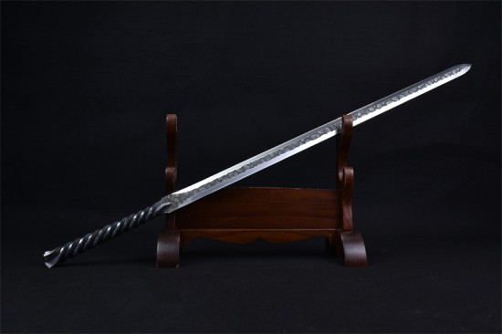 Longquan sword handmade forging integrated six -faced Han sword Tang sword film chief sword hard sword hard sword collectible blades collection